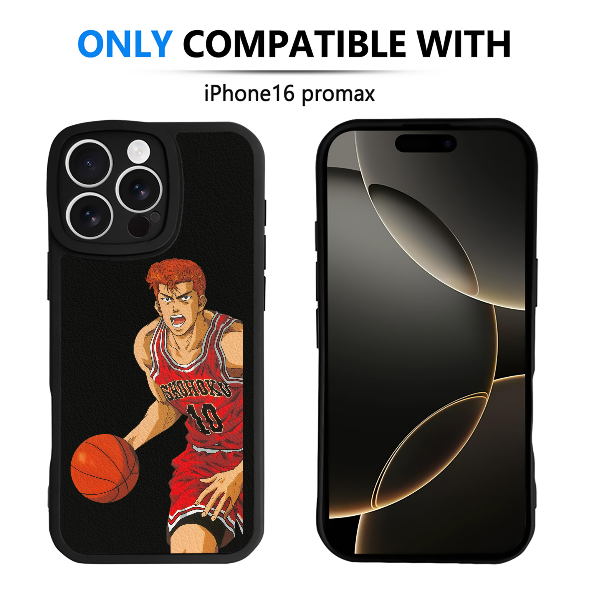 （画像用） SLAM DUNK／スラムダンク 【iPhone 16シリーズ対応】シリコンスマホケース（レザー調） 材質：シリコン